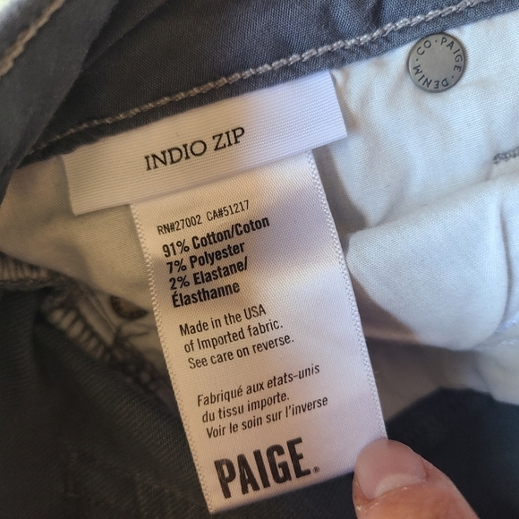 Paige Indio Zip jeans - Picture 16 of 16
